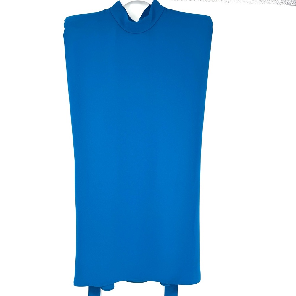 Amanda Uprichard Royal Blue Belted Mini Dress - Picture 12 of 13